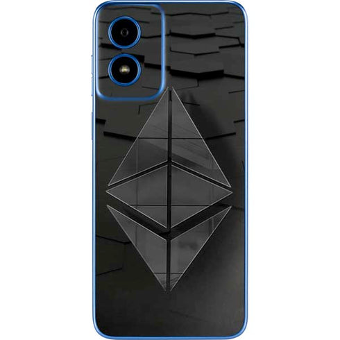 Ethereum Textured Logo Moto G Play 4G (2024) Skin