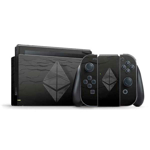 Ethereum Textured Logo Nintendo Skins