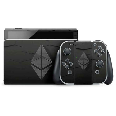 Ethereum Textured Logo Nintendo Skins
