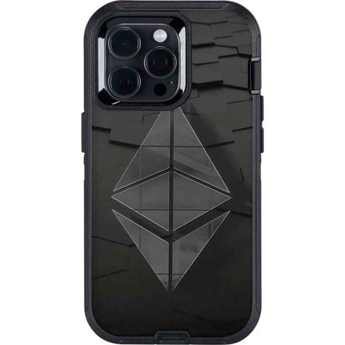 Ethereum Textured Logo Otterbox Defender iPhone Skin
