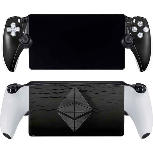 Ethereum Textured Logo PlayStation Portal Remote Player Skin