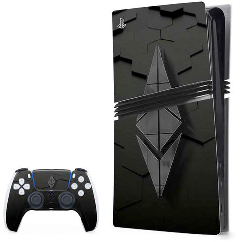 Ethereum Textured Logo PlayStation PS5 Skins
