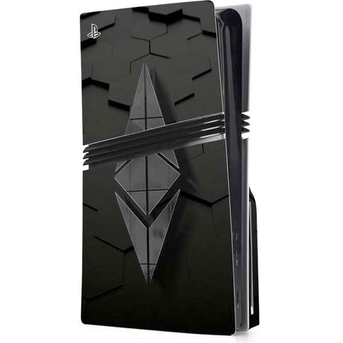 Ethereum Textured Logo PlayStation PS5 Skins