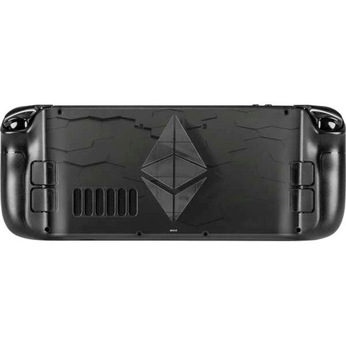 Ethereum Textured Logo Steam Deck Handheld Gaming Computer OLED Skin