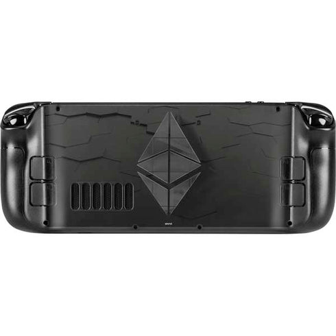 Ethereum Textured Logo Steam Deck Handheld Gaming Computer Skin