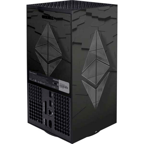 Ethereum Textured Logo XBox Series X Digital Edition Bundle Skin