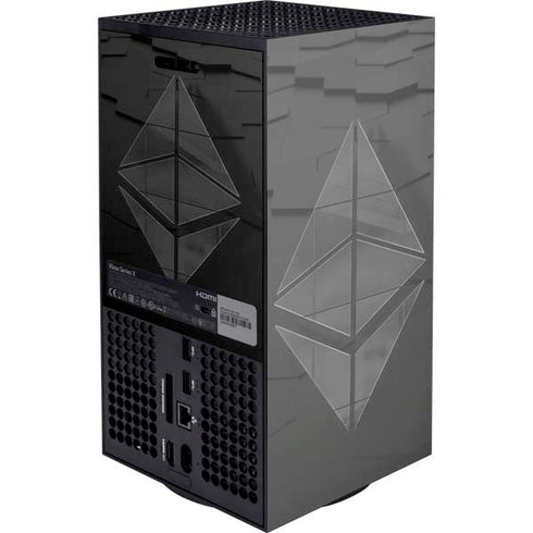 Ethereum Textured Logo XBox Series X Digital Edition Console Skin