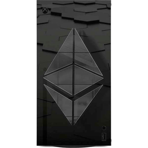 Ethereum Textured Logo XBox Series X Digital Edition Console Skin