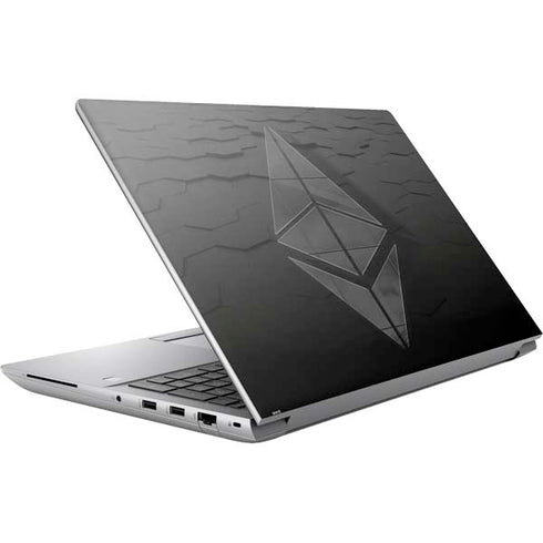 Ethereum Textured Logo HP ZBook Fury 16 G10 Skin