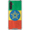 Ethiopia Flag Distressed Galaxy A17 Clear Case