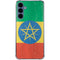 Ethiopia Flag Distressed Galaxy A55 5G Clear Case