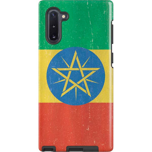 Ethiopia Flag Distressed Galaxy Cases
