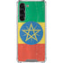 Ethiopia Flag Distressed Galaxy S24 FE Clear Case