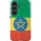 Ethiopia Flag Distressed Galaxy S25 Impact Case