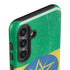 Ethiopia Flag Distressed Galaxy S25 Plus Impact Case