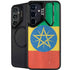 Ethiopia Flag Distressed Galaxy S25 Plus Kickstand Case