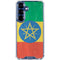 Ethiopia Flag Distressed Galaxy S25 Plus Clear Case