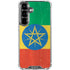 Ethiopia Flag Distressed Galaxy S26 Clear Case