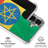 Ethiopia Flag Distressed Galaxy S26 Clear Case