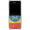 Ethiopia Flag Distressed Galaxy Z Flip6 Clear Case