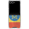 Ethiopia Flag Distressed Galaxy Z Flip7 Clear Case