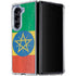 Ethiopia Flag Distressed Galaxy Z Fold5 5G Clear Case