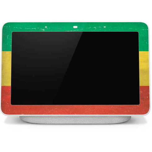 Ethiopia Flag Distressed Google Home Hub Skin