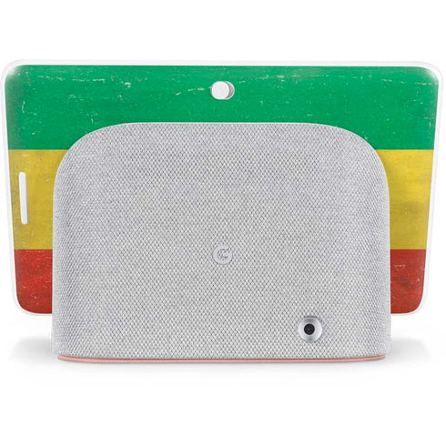 Ethiopia Flag Distressed Google Home Hub Skin