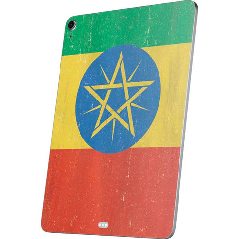 Ethiopia Flag Distressed Apple iPad Air Skin