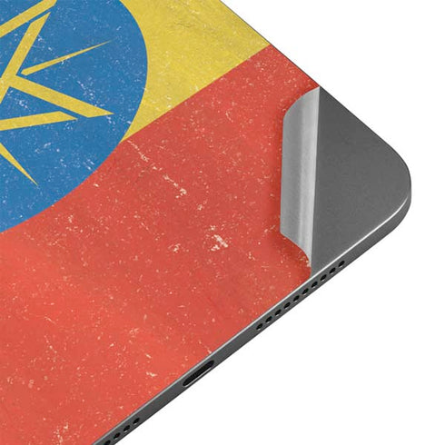 Ethiopia Flag Distressed Apple iPad Mini Skin