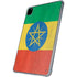 Ethiopia Flag Distressed iPad Pro 11in (2024) Clear Case