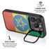 Ethiopia Flag Distressed iPhone 14 Pro Max Kickstand Case