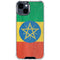 Ethiopia Flag Distressed iPhone 15 Clear Case