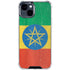 Ethiopia Flag Distressed iPhone 15 Clear Case