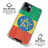 Ethiopia Flag Distressed iPhone 15 Clear Case