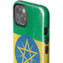 Ethiopia Flag Distressed iPhone 15 Impact Case