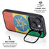 Ethiopia Flag Distressed iPhone 15 Plus Kickstand Case