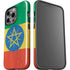 Ethiopia Flag Distressed iPhone 15 Pro Impact Case
