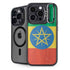 Ethiopia Flag Distressed iPhone 15 Pro Kickstand Case