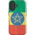 Ethiopia Flag Distressed iPhone 16 Impact Case