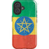 Ethiopia Flag Distressed iPhone 16 Magsafe Impact Case