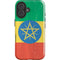 Ethiopia Flag Distressed iPhone 16 Plus Impact Case