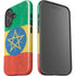Ethiopia Flag Distressed iPhone 16 Plus Impact Case