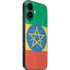 Ethiopia Flag Distressed iPhone 16 Plus Skin