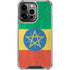 Ethiopia Flag Distressed iPhone 16 Pro Clear Case