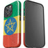 Ethiopia Flag Distressed iPhone 16 Pro Impact Case