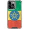 Ethiopia Flag Distressed iPhone 16 Pro Max Clear Case
