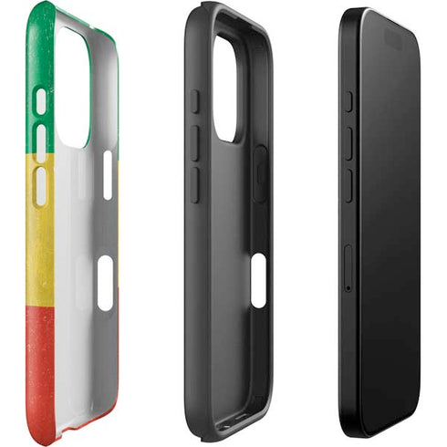 Ethiopia Flag Distressed iPhone 16 Pro Max Impact Case