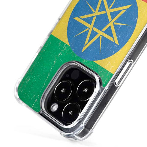 Ethiopia Flag Distressed iPhone 16 Pro Max MagSafe Case