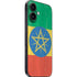 Ethiopia Flag Distressed iPhone 16 Skin